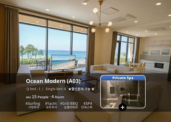 Holiday home 펜톤나인 테라스 송정1호점 *